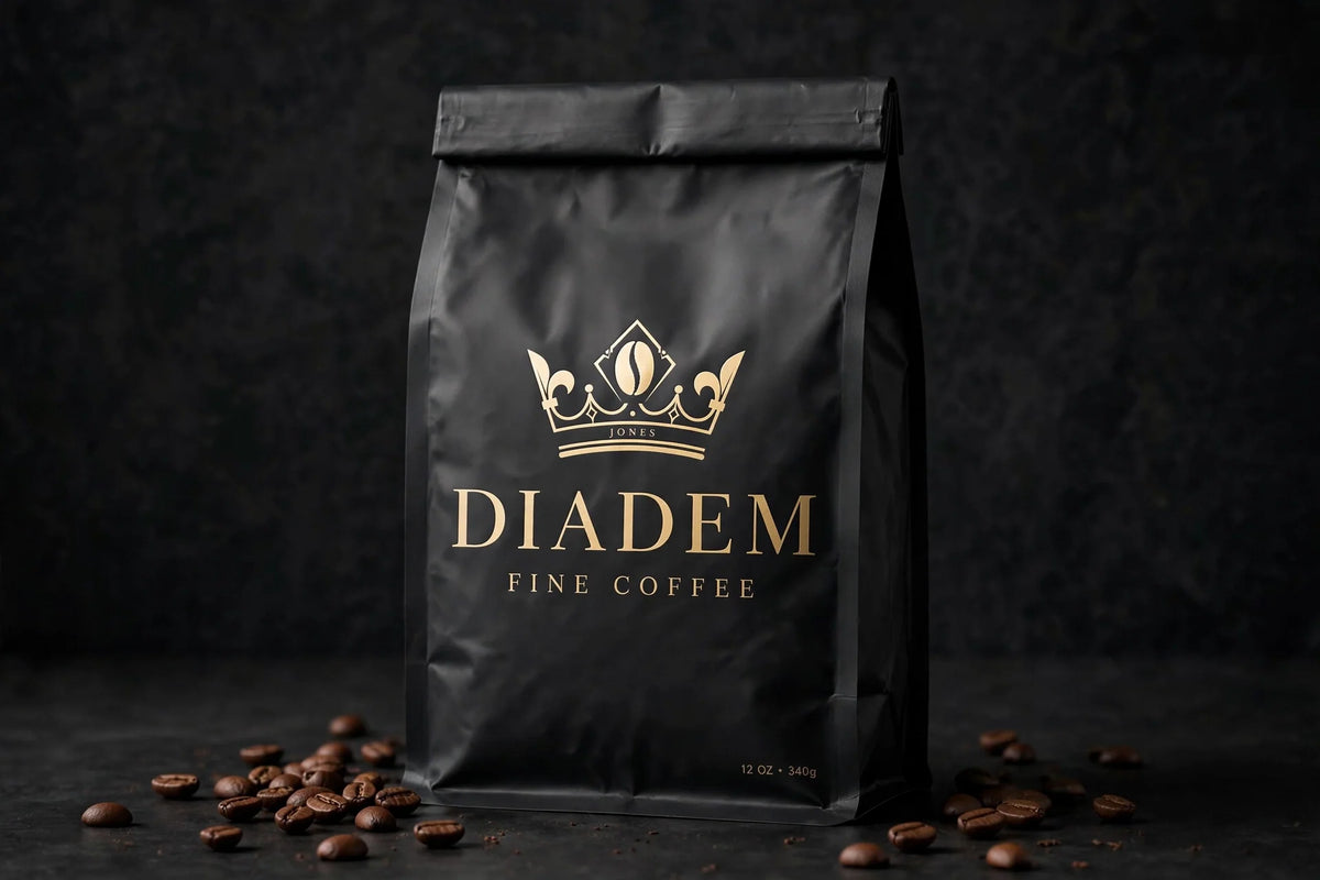Diadem House Blend Signature Reserve coffee bag